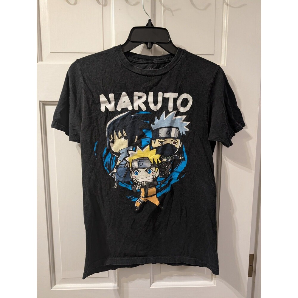 Naruto Shippuden Naruto Sasuke Kakashi T-Shirt Small Ripple Junction Anime